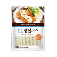 바이오마켓_베스트코 흰살 생선까스 1.2kg, 100개