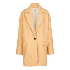 바네사브루노 아떼 19FW [스코틀랜드 소재] 옐로우 멜란지 해리스 트위드 코트 VLCO9D431Y2