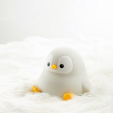 팔팔공공 귀여운 아기 펭귄 무드등, 터치식 밝기조절 타이머