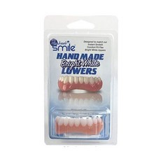 인스탄트스마일 임시 아랫니 가짜이빨 하얀이/Billy Bob Instant Smile Handmade White Lower Veneer 12196, 1개