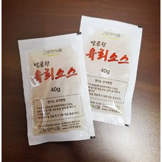 고운맛식품/육회양념소스40g-100개(10%)