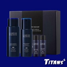 라네즈옴므 블루 토너 180ml +로션 125ml +미니어처, 1개 - 라네즈옴므스킨로션