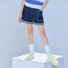 스파오키즈 아동 프릴 밴딩 데님쇼츠255