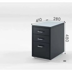 철재수납장 철제서랍장 디귿수납장 철제수납장 다용도 수납장 이동식 보관 캐비닛 사무실 소형 서랍 파일 테이블 3 이동 가능 정보 아래, 2.B