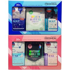 MEDIHEAL 메디힐 트리플 마스크팩 수분광or영양광 30매, 영양광 케어