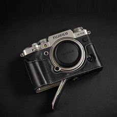 디카 가죽 케이스 호환 케이스디카 가죽 케이스 호환 케이스Fuji Micro 싱글 카메라 가방 XT30 20 XT2 XT3 XA5 7 3 X100V 디지털카메라 케이스, NONE, 7. 색상 분류: 신품 XT4 수제 맞춤형 가죽 블랙