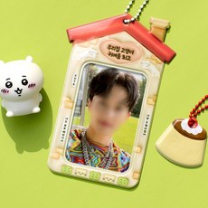 러버스 포토카드 홀더 v3 아이돌 포카 홀더 키링 카드케이스, 강아지 사랑 클럽, 1개