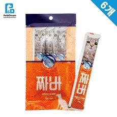 애묘 짜먹는 유산균 간식 가다랑어x6 냥이 원료엄선 캣용품 키티, 1개