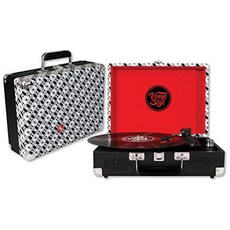 Vinyl Styl Groove Portable 3 Speed Turntable Record Pattern, 옵션 3 Color = Record Pattern