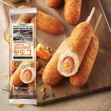 SPC삼립 냉동 그릭슈바인 크리스피 핫도그 75g x 20봉, 단품