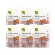 올가홀푸드 한입에 쏙 우리밀 꼬마약과, 200g, 6개