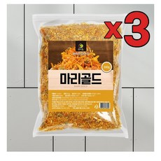 3개 묶음 메리골드 이집트 건메리골드 비건 요리용 마리골드 오일 재료 꽃차 꽃잎차 건강차 300g