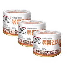 종가 고소한맛 볶음김치 (캔), 160g, 33개
