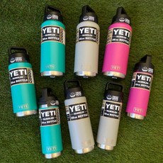 예티 램블러 보틀 18온즈 26온즈 36온즈 2021년 색상 컬렉션 9종 yeti rambler tumbler, AQUIFER BLUE, 18oz, 블루, 1개