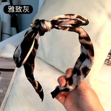 여성 레오파드 넓은 라인 세수 머리핀 겨울 가을 논슬립 미끄럼방지 심플 스위트 머리털을 누르다 머리띠