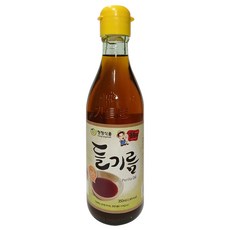 청정식품 들기름 350ml 100% 볶음 통깨 통들깨 HACCP, 1개