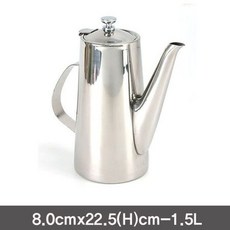 EM_스텐워터롱포트 스텐주전자 스텐포트-1.5L 호텔 뷔페