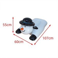 눈사람튜브썰매