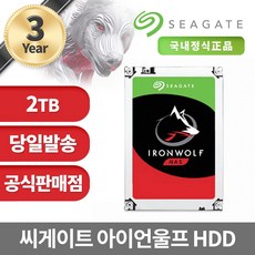 Seagate IronWolf 2TB ST2000VN004 씨게이트 NAS용 HDD 하드, ST2000VN003 - nas용hdd