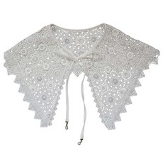 넥케이프페이크카라자수레이스더블레이어