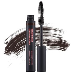 moremo KERATIN EASY白髮遮蓋睫毛膏 12g, 1個, 02深棕色