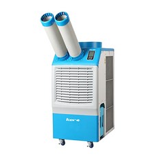 웰템 WPC-5000P 이동식 에어컨 산업용 코끼리에어컨 공장용 자바라 설치, WPC-5000P(물통형), 배기덕트 1m