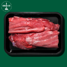 미트레시피 1등급 이상의 암퇘지 숙성한돈 안심 500g (냉장) 장조림용 카레용 웻에이징 숙성육 돈까스용, 1개