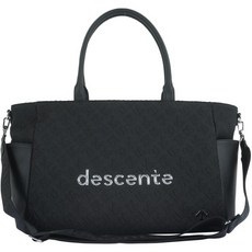 일본 데상트 캐디백 골프백 Descente DQCXJA02 Boston Bag Monogram Pattern Shoulder Belt Stylish Tote Golf 243465, BK00 (Black), 1개 - 데상트보스턴백