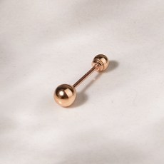 쥬넬 14K 바벨 피어싱 4mm 6mm 8mm 바 (5 size)