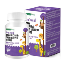 건국유업 쑥쑥 키즈업 칼슘 마그네슘 아연 비타민D 츄어블 180g, 360정, 1개