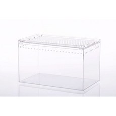 아크릴사육장 개구리 달팽이집 육지거북이, 고급형, 25x15x15, 1개