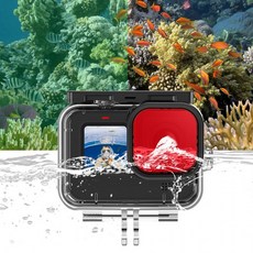 현모양처 무료배송 Gopro Hero9 액션캠 색상 하우징 보정 장비 레드필터, 상세페이지 참조
