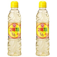 오뚜기 2배 양조식초, 500ml, 4개