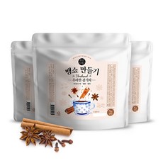 퓨어프레스 우아한 감기차 뱅쇼만들기 뱅쇼재료 5회분, 1팩, 3팩(900g)
