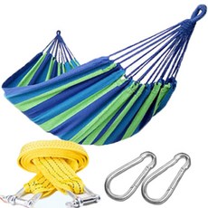 파파스 특대형 해먹 캠핑해먹풀세트, 특대형 해먹풀세트(320cmx160cm)블루