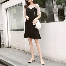 kirahosi 여름 패션 임부복 스커트 원피스 234호 + 덧신 증정 AMipb3ul