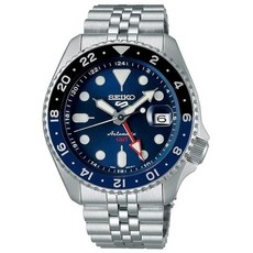 무상 SEIKO(세이코) SEIKO5 스포츠 메카니컬 SSK003K1 (국내 품번：SBSC003) GMT 무브먼트 네이비브