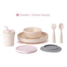 미니웨어 2세대 이유식기 풀세트, Vanilla + Cotton Candy, 1개