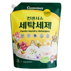 컨센서스 중성세제 세탁세제 화이트머스크 2L(리필), 2L, 1개