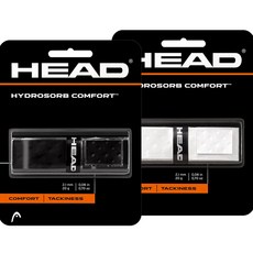 헤드 HYDROSORB COMFORT 쿠션그립 2.1mm 리플레이스먼트 테니스 원그립, HYDROSORB COMFORT WHITE, 1개