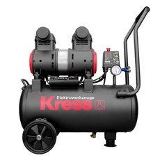 크레스 저소음 에어콤프레샤 2마력 24리터 1500W KP130P