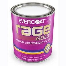 EVERCOAT 에버코트 레이지 골드 3L (경화제포함) /에버코트퍼티/아연퍼티/빠데/도색/보수용퍼티/, 1개, 1개 - 퍼티스트