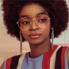 블루엘리펀트 DEBBY rosegold 남자 여자 동그란 빅사이즈 빈티지 복고 금테 안경테