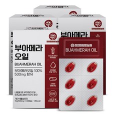 참앤들황토농원 100% 부아메라오일 500mg 30캡슐 4박스, 4개, 단품, 30개