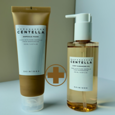 Skin1004 MADAGASCAR CENTELLA AMPOULE Cleansing FOAM 125ml + Light Cleansing Oil 200ml, 1개