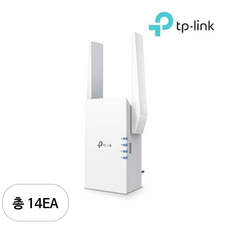티피링크 AX3000 Mesh Wi-Fi 6 범위 확장 증폭 외장안테나, RE705X, 14개