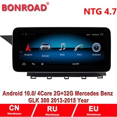 벤츠 안드로이드Bonroad 10.25 인치 안드로이드 10.0 자동차 모니터 메르세데스 벤츠 GLK 클래스 X204 2008, 01 NTG 4.5 4.7