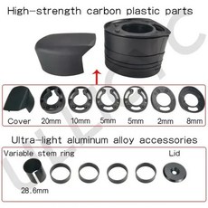 Syncros Creston 로드 자전거 카본 핸들바 이너 와이어링 통합 핸들 380440mm 90 100 0 120mm, Accessories