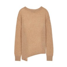 헤지스 여성 19FW 카멜 언밸런스 울캐시미어혼방 니트 HSSW9D808CM