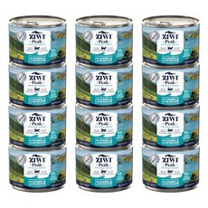 지위픽 캣 고등어&양고기캔 185g x12개(set), 단품